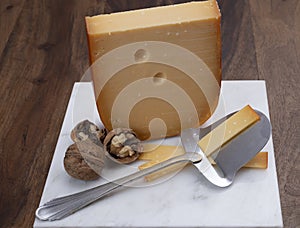 Dutch hard cow milk old cheese  from Gouda