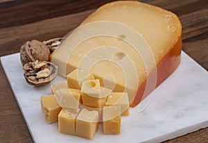 Dutch hard cow milk old cheese  from Gouda