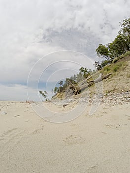 Dutch hat Olando kepure beach close to Karkle, Klaipeda, Lithu photo