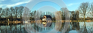 Dutch Houses by the River