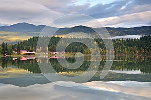 Dutch Lake on an Autumn Morning, Clearwater, BC