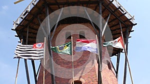 Dutch mill replica in Holambra, Brazil.