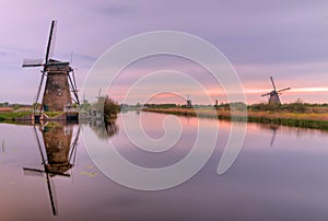 Dutch mills in Kinderdijk