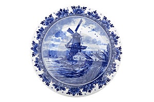Dutch painted plate