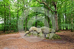 Dutch Prehistoric Dolmen Hunebed in Drnethe