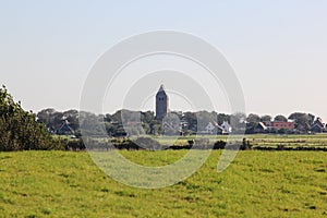 Dutch Reformed church of Hollum at Ameland, Holland
