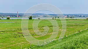 Dutch river landscape near Wageningen