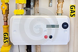 Dutch smart gas meter with wireless connection to the energy supplier