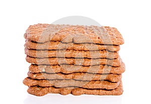 Dutch spiced Speculaas cookies photo