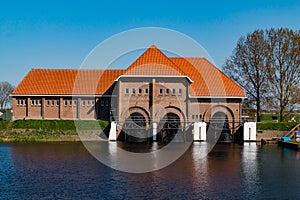 Dutch steam driven pumping station A F Stroink.