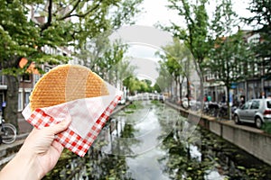 Dutch stroopwafel