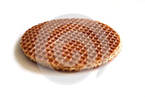 Dutch syrup waffle (stroopwafel)
