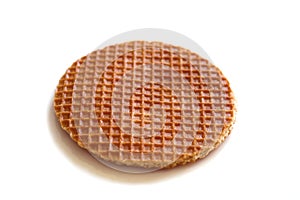 Dutch syrup waffle (stroopwafel)