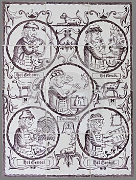 Dutch tile from the 16th to the 18th century