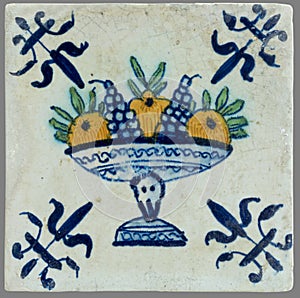 Dutch tile from the 16th to the 18th century