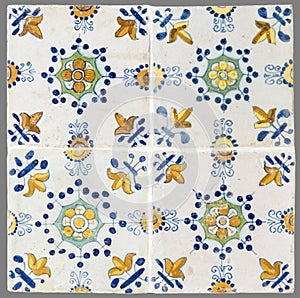 Dutch tile from the 16th to the 18th century