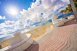 Dutch tilt angle photo Fort Lauderdale Beach FL