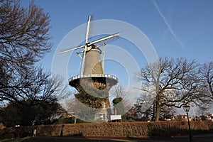 Dutch tower mill Leiden photo