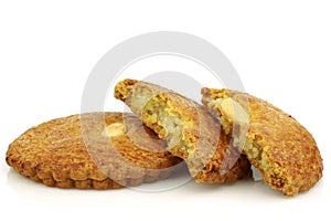 Dutch traditional pastry called gevulde koek