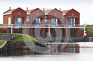 Dutch water pumping station Rozema of Termuntenzijl