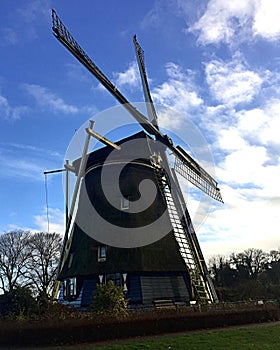 Dutch Windmill during Autumn