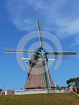 Dutch windmill in Fulton Illinois