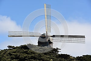 Dutch Windmill at Golden Gate Park in San Francisco