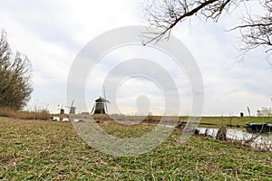 Dutch windmill, Leidschendam near Den Haag