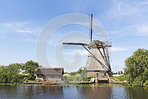 Dutch windmill and the little Shed
