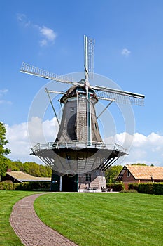 Dutch windmill near village Appel