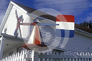 Dutch windmill weathervane, ID photo