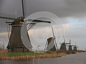Dutch windmills in Kinderdijk 1