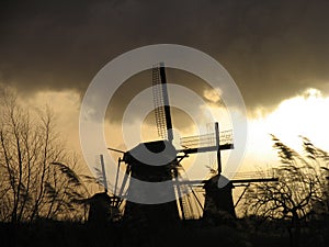 Dutch windmills in Kinderdijk 2