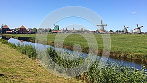 Dutch windmills near Amsterdam