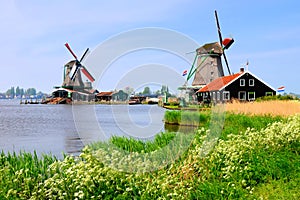 Dutch windmills of Zaanse Schans