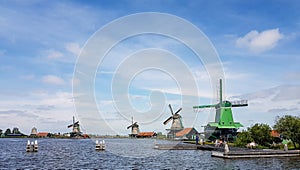 Dutch windmills at the Zaanse Schans