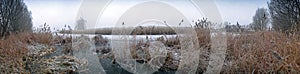 Dutch winter panorama