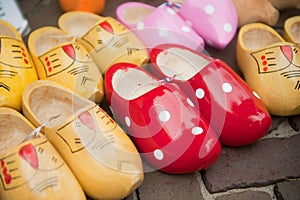 Dutch wooden clogs