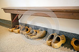 Dutch wooden clogs