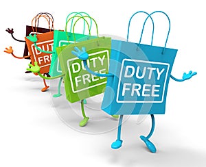 Duty Free Bags Show Tax Exempt Discounts
