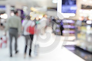 Duty free shop in airport