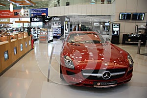 Duty free shop in Doha airport