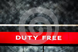 Duty free shop icon