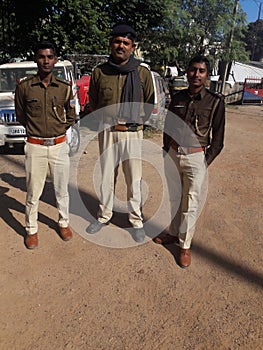 On Duty  a men toking