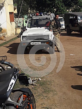 On Duty  a men toking