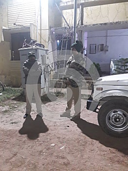 On Duty  a men toking