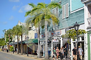 Duval Street in Key West, Florida