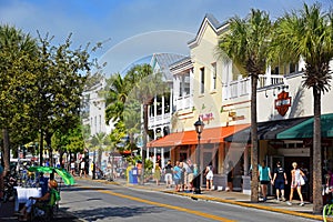 Duval Street in Key West, Florida, USA