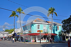 Duval Street in Key West, Florida, USA