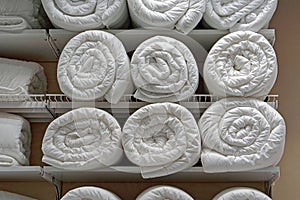 Duvets in rolls